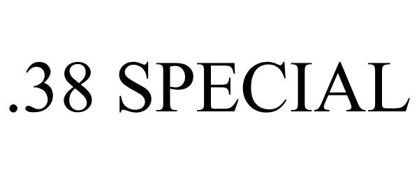 Trademark Logo .38 SPECIAL