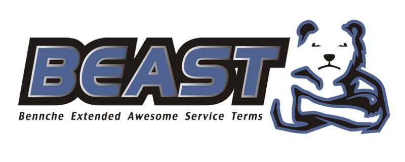 Trademark Logo BEAST BENNCHE EXTENDED AWESOME SERVICE TERMS