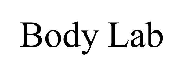 Trademark Logo BODY LAB