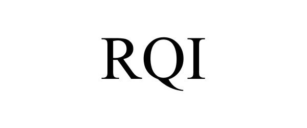 Trademark Logo RQI