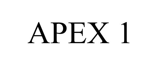 Trademark Logo APEX 1