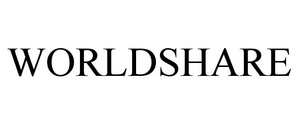 Trademark Logo WORLDSHARE