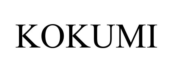 Trademark Logo KOKUMI
