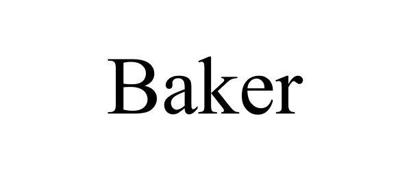 Trademark Logo BAKER