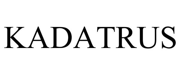 Trademark Logo KADATRUS
