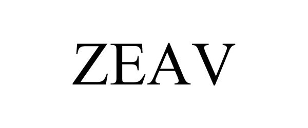 Trademark Logo ZEAV