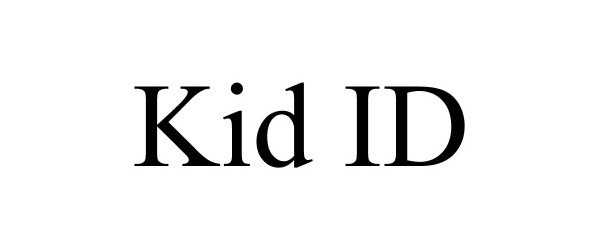 Trademark Logo KID ID