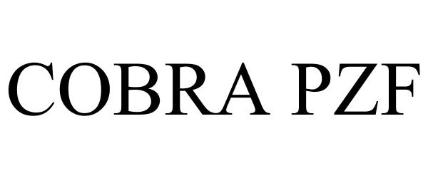 Trademark Logo COBRA PZF