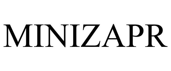 Trademark Logo MINIZAPR