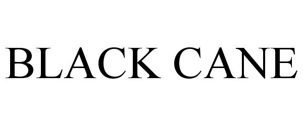  BLACK CANE