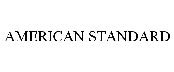 Trademark Logo AMERICAN STANDARD