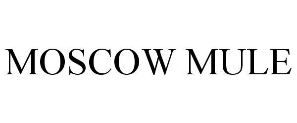 Trademark Logo MOSCOW MULE