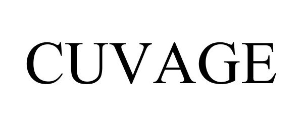 Trademark Logo CUVAGE