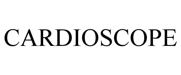 Trademark Logo CARDIOSCOPE