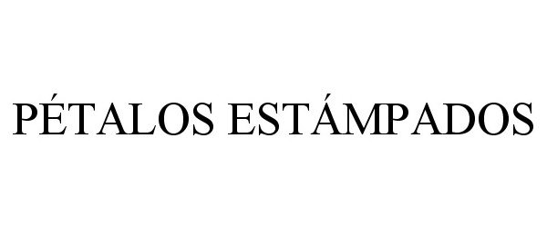 Trademark Logo PÃTALOS ESTÃMPADOS