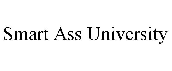 Trademark Logo SMART ASS UNIVERSITY