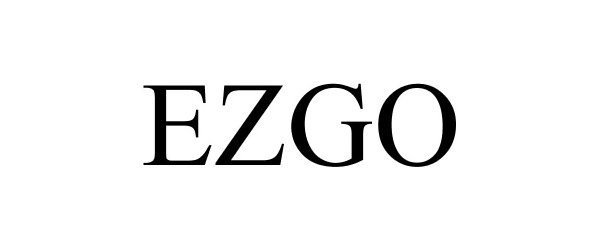 Trademark Logo EZGO