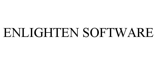 Trademark Logo ENLIGHTEN SOFTWARE