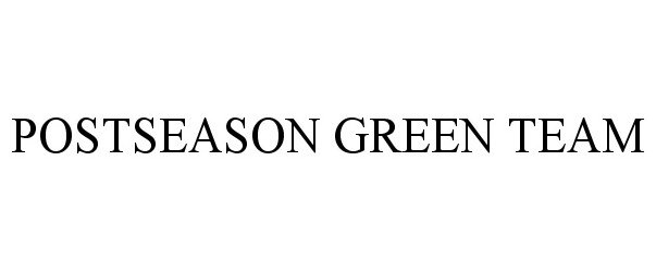  POSTSEASON GREEN TEAM