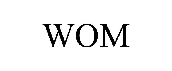 Trademark Logo WOM