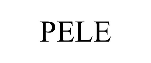 Trademark Logo PELE