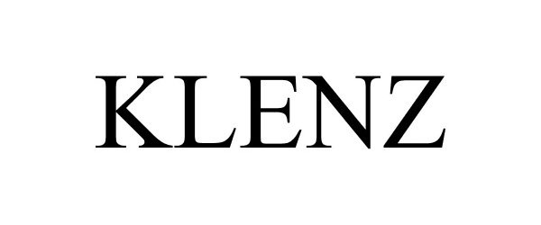 Trademark Logo KLENZ