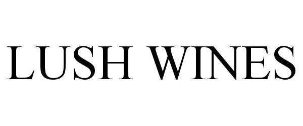Trademark Logo LUSH WINES