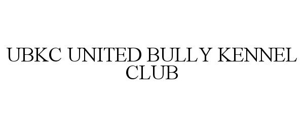 united bully kennel club