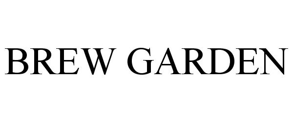 Trademark Logo BREW GARDEN