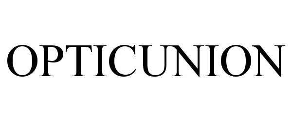 Trademark Logo OPTICUNION