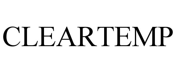 Trademark Logo CLEARTEMP