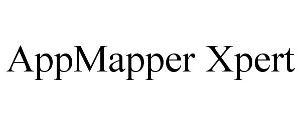 Trademark Logo APPMAPPER XPERT