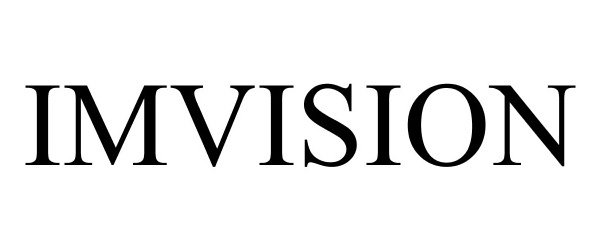 Trademark Logo IMVISION
