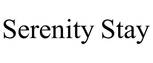 Trademark Logo SERENITY STAY