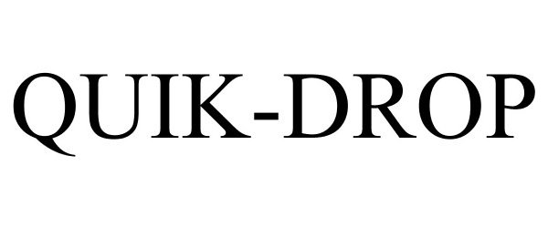Trademark Logo QUIK-DROP