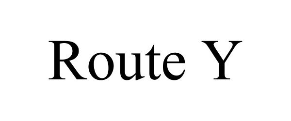 Trademark Logo ROUTE Y