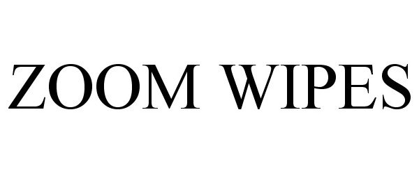 Trademark Logo ZOOM WIPES