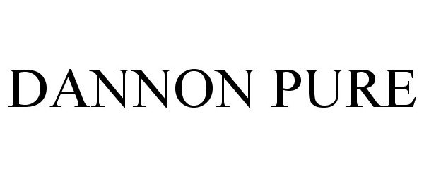 Trademark Logo DANNON PURE