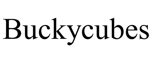 Trademark Logo BUCKYCUBES