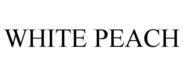 Trademark Logo WHITE PEACH