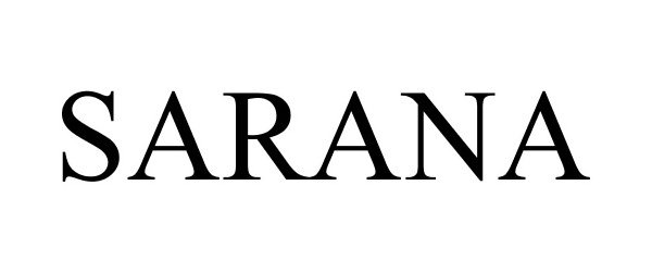 Trademark Logo SARANA