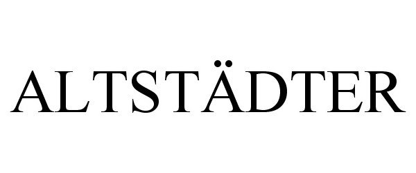 Trademark Logo ALTSTÃDTER