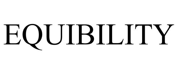 Trademark Logo EQUIBILITY