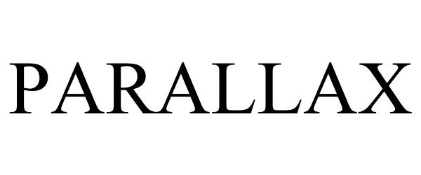 Trademark Logo PARALLAX