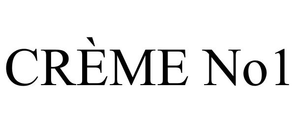 Trademark Logo CRÃME NO1