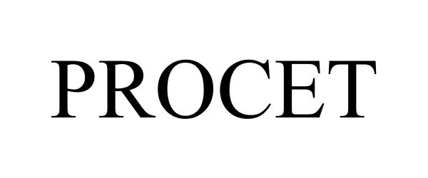 Trademark Logo PROCET