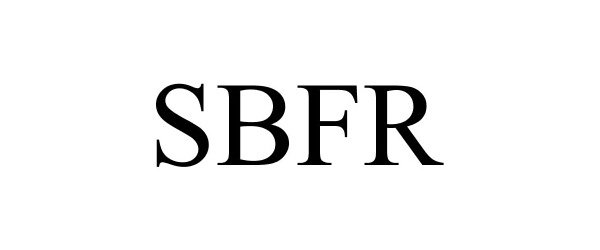 Trademark Logo SBFR