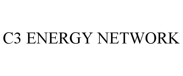 Trademark Logo C3 ENERGY NETWORK