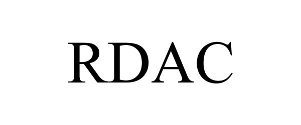 Trademark Logo RDAC