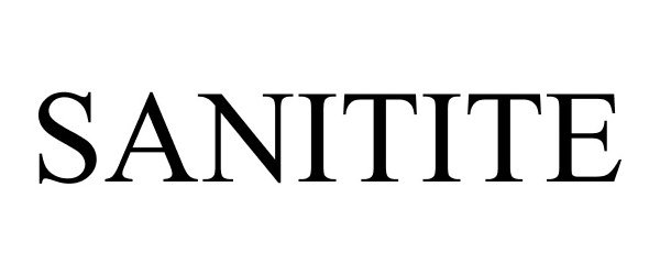 Trademark Logo SANITITE